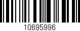 Código de barras (EAN, GTIN, SKU, ISBN): '10695996'