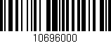 Código de barras (EAN, GTIN, SKU, ISBN): '10696000'