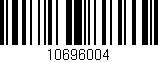 Código de barras (EAN, GTIN, SKU, ISBN): '10696004'