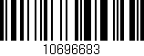 Código de barras (EAN, GTIN, SKU, ISBN): '10696683'