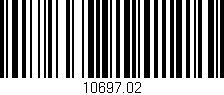 Código de barras (EAN, GTIN, SKU, ISBN): '10697.02'