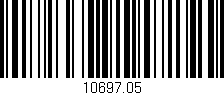 Código de barras (EAN, GTIN, SKU, ISBN): '10697.05'