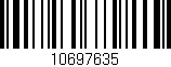 Código de barras (EAN, GTIN, SKU, ISBN): '10697635'