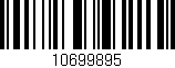 Código de barras (EAN, GTIN, SKU, ISBN): '10699895'