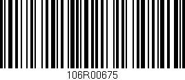 Código de barras (EAN, GTIN, SKU, ISBN): '106R00675'