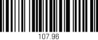 Código de barras (EAN, GTIN, SKU, ISBN): '107.96'
