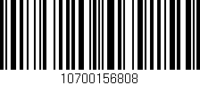 Código de barras (EAN, GTIN, SKU, ISBN): '10700156808'