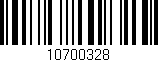 Código de barras (EAN, GTIN, SKU, ISBN): '10700328'