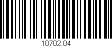 Código de barras (EAN, GTIN, SKU, ISBN): '10702.04'