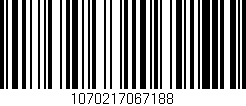 Código de barras (EAN, GTIN, SKU, ISBN): '1070217067188'