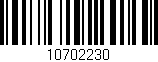 Código de barras (EAN, GTIN, SKU, ISBN): '10702230'