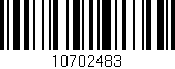 Código de barras (EAN, GTIN, SKU, ISBN): '10702483'