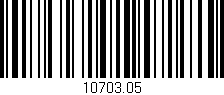 Código de barras (EAN, GTIN, SKU, ISBN): '10703.05'