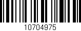 Código de barras (EAN, GTIN, SKU, ISBN): '10704975'