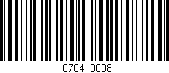 Código de barras (EAN, GTIN, SKU, ISBN): '10704/0008'