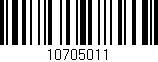 Código de barras (EAN, GTIN, SKU, ISBN): '10705011'
