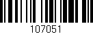 Código de barras (EAN, GTIN, SKU, ISBN): '107051'