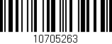 Código de barras (EAN, GTIN, SKU, ISBN): '10705263'