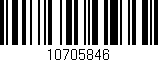 Código de barras (EAN, GTIN, SKU, ISBN): '10705846'