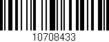Código de barras (EAN, GTIN, SKU, ISBN): '10708433'