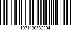Código de barras (EAN, GTIN, SKU, ISBN): '1071100562384'