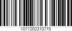 Código de barras (EAN, GTIN, SKU, ISBN): '1071202310715'