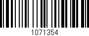 Código de barras (EAN, GTIN, SKU, ISBN): '1071354'