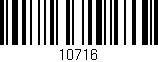 Código de barras (EAN, GTIN, SKU, ISBN): '10716'