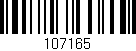 Código de barras (EAN, GTIN, SKU, ISBN): '107165'
