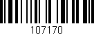 Código de barras (EAN, GTIN, SKU, ISBN): '107170'