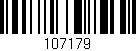 Código de barras (EAN, GTIN, SKU, ISBN): '107179'