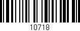 Código de barras (EAN, GTIN, SKU, ISBN): '10718'