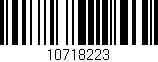 Código de barras (EAN, GTIN, SKU, ISBN): '10718223'