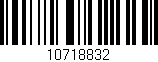 Código de barras (EAN, GTIN, SKU, ISBN): '10718832'