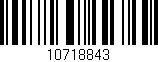 Código de barras (EAN, GTIN, SKU, ISBN): '10718843'