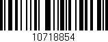 Código de barras (EAN, GTIN, SKU, ISBN): '10718854'