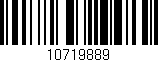 Código de barras (EAN, GTIN, SKU, ISBN): '10719889'