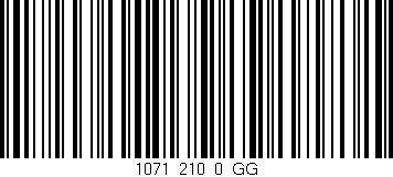 Código de barras (EAN, GTIN, SKU, ISBN): '1071_210_0_GG'