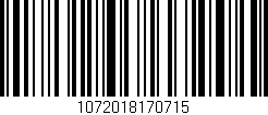 Código de barras (EAN, GTIN, SKU, ISBN): '1072018170715'