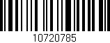 Código de barras (EAN, GTIN, SKU, ISBN): '10720785'