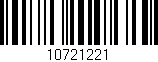 Código de barras (EAN, GTIN, SKU, ISBN): '10721221'