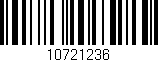 Código de barras (EAN, GTIN, SKU, ISBN): '10721236'
