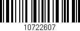 Código de barras (EAN, GTIN, SKU, ISBN): '10722607'