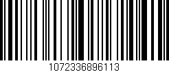 Código de barras (EAN, GTIN, SKU, ISBN): '1072336896113'