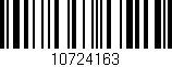 Código de barras (EAN, GTIN, SKU, ISBN): '10724163'