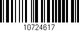 Código de barras (EAN, GTIN, SKU, ISBN): '10724617'