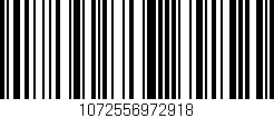 Código de barras (EAN, GTIN, SKU, ISBN): '1072556972918'