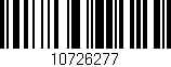 Código de barras (EAN, GTIN, SKU, ISBN): '10726277'