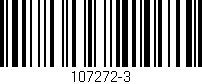 Código de barras (EAN, GTIN, SKU, ISBN): '107272-3'