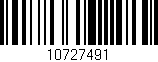 Código de barras (EAN, GTIN, SKU, ISBN): '10727491'